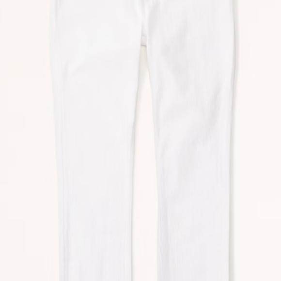 Ultra high rise, Slim straight, Curve love, White Abercrombie Jeans - Picture 8 of 9